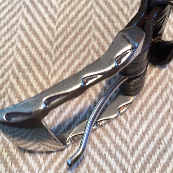 Brighton brown textured leather belt size 32” - Picture 8 of 8